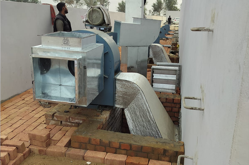 Blower for Phase 1 Bunker and Tunnel by Shakti Industries