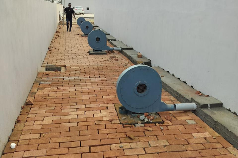 Blower for Phase 1 Bunker and Tunnel by Shakti Industries